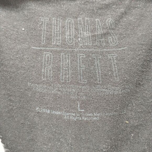 Thomas Rhett Mens 2018 Tour T-Shirt Black Large Crew Neck 3/4 Sleeve Knit - Picture 11 of 14